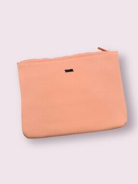 TRIANGL Peach Scuba Bathing Suit Travel Zip Bag